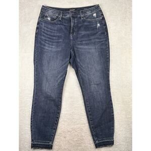 Judy Blue Jeans Womens 16W Denim Skinny Fit High Rise Medium Wash Stretch
